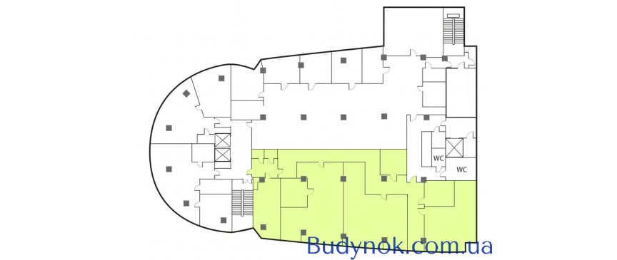 довгострокова оренда офісне приміщення Київ, Дніпровський, 4702 $/міс.