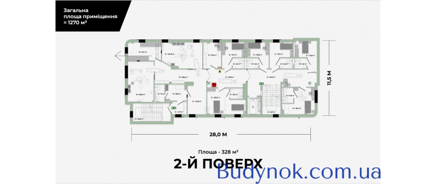 Продається сучасний комерційний будинок на вул. Боднарській, 12 у Львові, 1270м2.