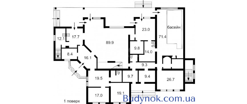 продаж 9-к будинок Броварський, Погреби, 850000 $