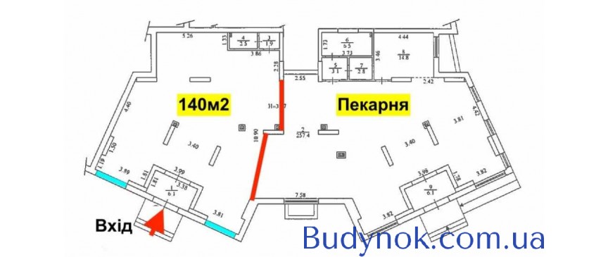 Оренда! Магазин/салон/ресторан 140м2 на набережній в Жк Русан-ка гав.