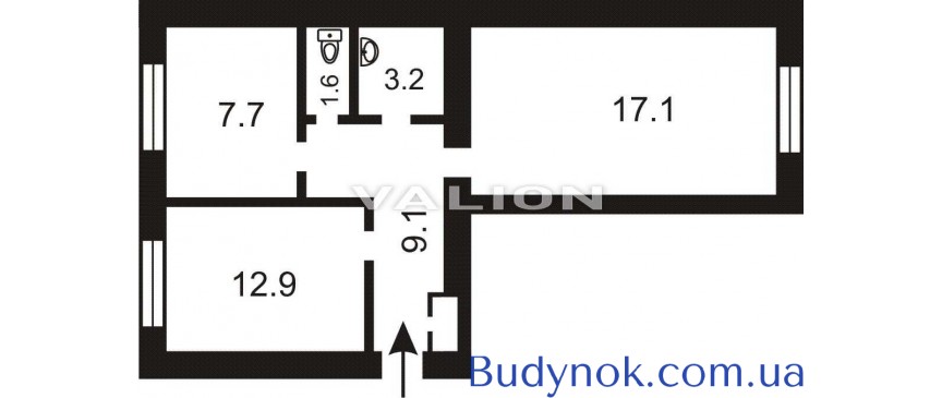 продаж 2-к квартира Київ, Печерський, 91000 $