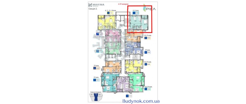 продаж 2-к квартира Київ, Печерський, 155000 $