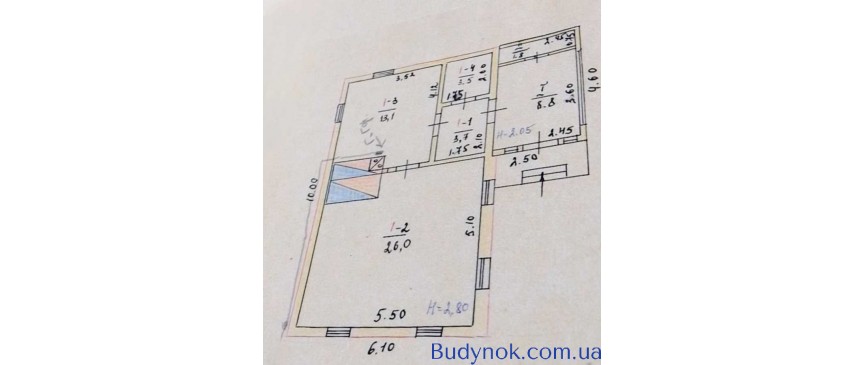 продаж 2-к будинок Носівський, Володькова Дівиця, 12000 $