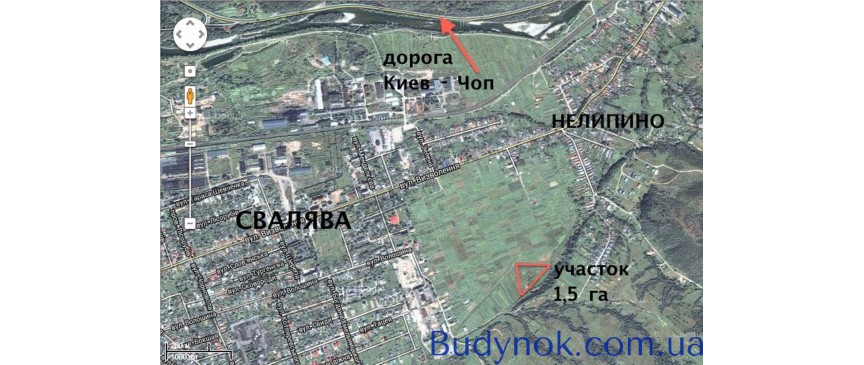 Земельна ділянка 1.5 га з незавершеним будівництвом с. Неліпино | м. Свалява