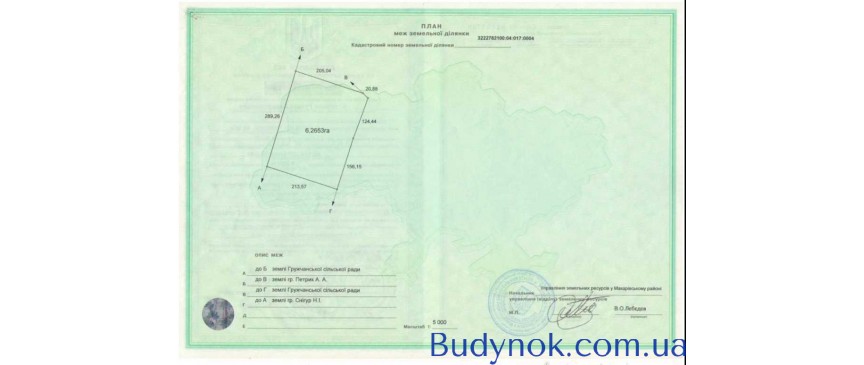 продаж ділянка під житлову забудову Макарівський, Грузьке, 300000 $