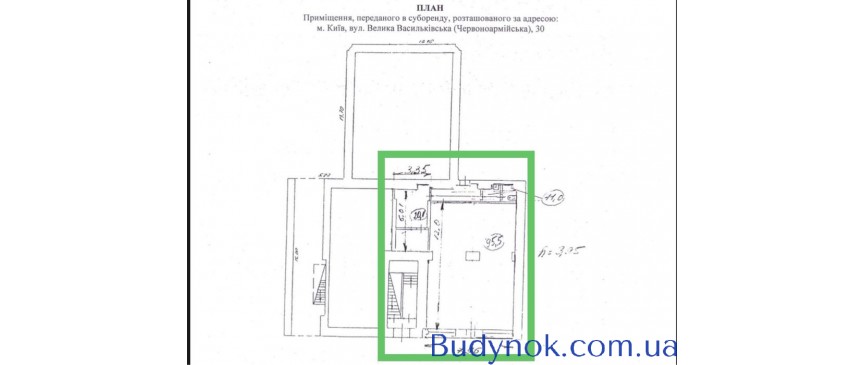 Аренда фасадного помещения в центре г. Киев, ул. Б.Васильковская, 30А