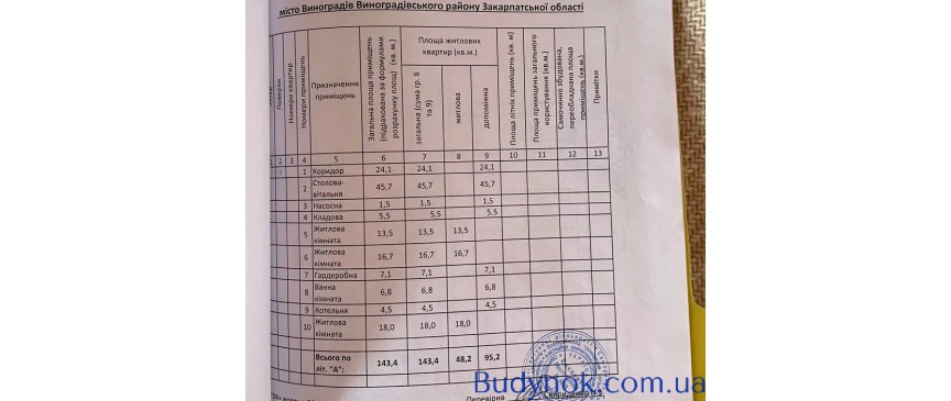 Будинок в м. Виноградів