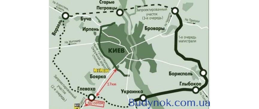продаж ділянка комерційного призначення Васильківський, Глеваха, 235000 євро