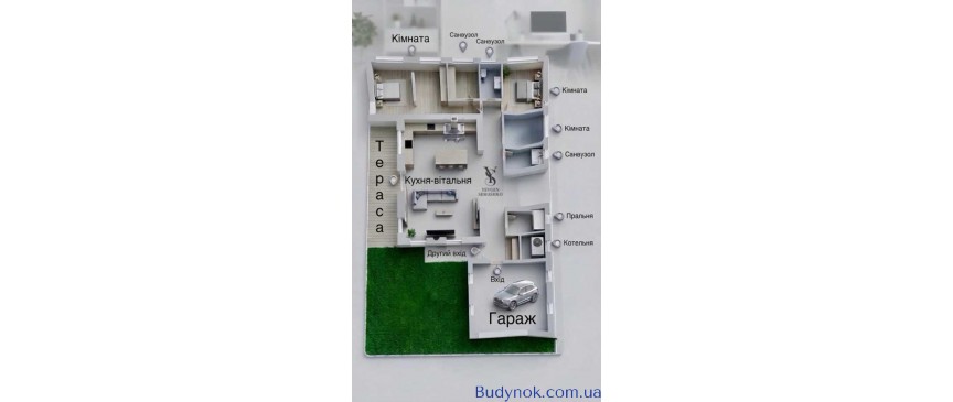 довгострокова оренда 3-к будинок Києво-Святошинський, Чайки, 3500 $/міс.