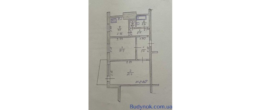 продаж 2-к квартира Луцьк, 39500 $