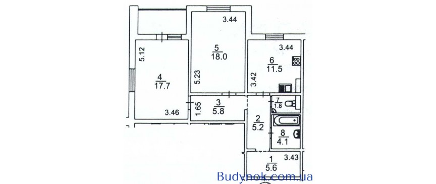 продаж 2-к квартира Київ, Подільський, 103000 $