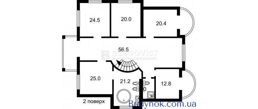 довгострокова оренда 5-к будинок Київ, Оболонський, 1700 $/міс.