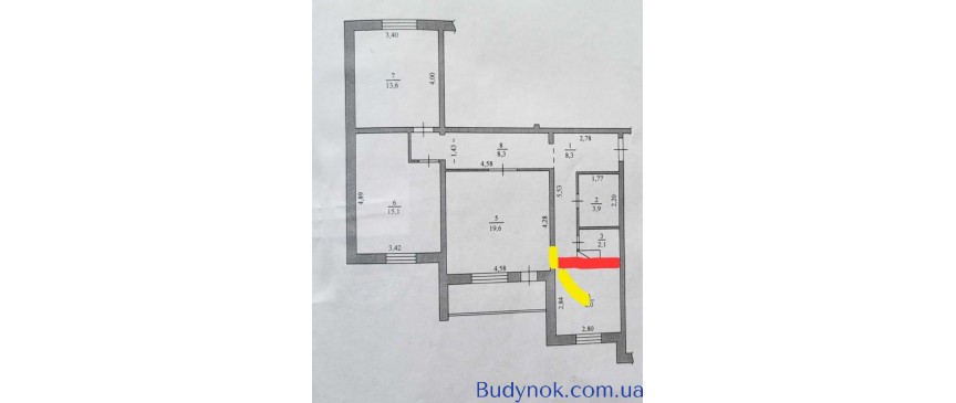 продаж 3-к квартира Броварський, Бровари, 62000 $