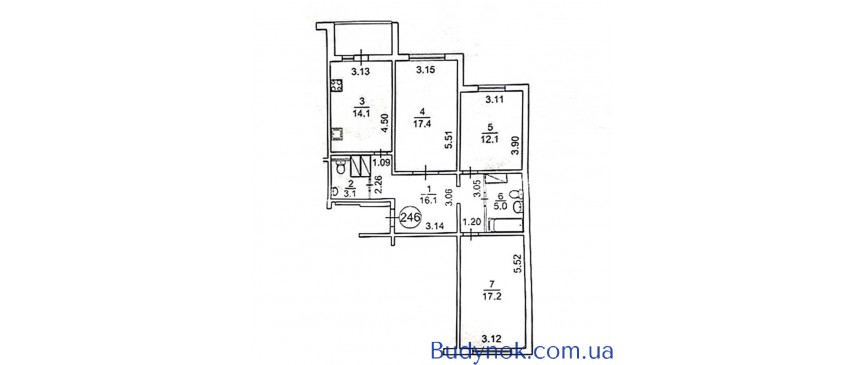 продаж 3-к квартира Київ, Дарницький, 99900 $