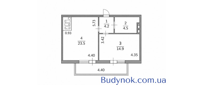 продаж 1-к квартира Київ, Печерський, 235000 $