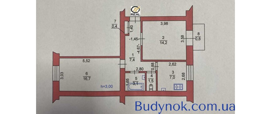 продаж 2-к квартира Луцьк, 61000 $