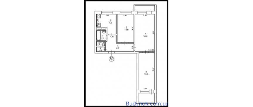 продаж 3-к квартира Київ, Голосіївський, 74990 $