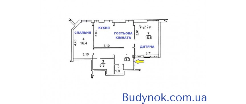 продаж 2-к квартира Київ, Дніпровський, 167900 $