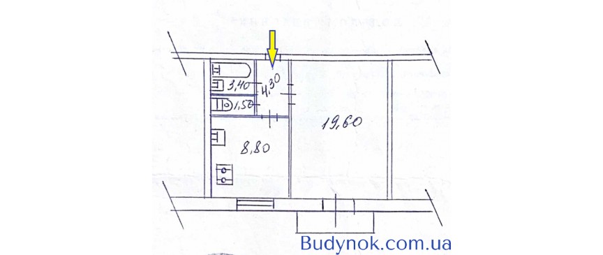 продаж 1-к квартира Київ, Дніпровський, 49500 $