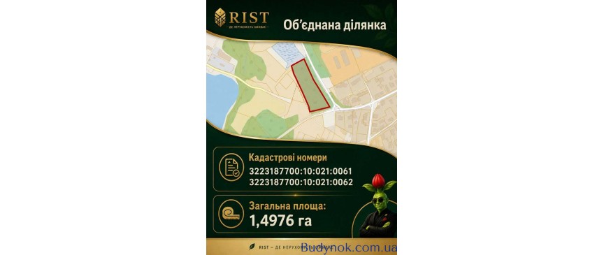 продаж ділянка під житлову забудову Обухівський, Старі Безрадичі, 135000 $