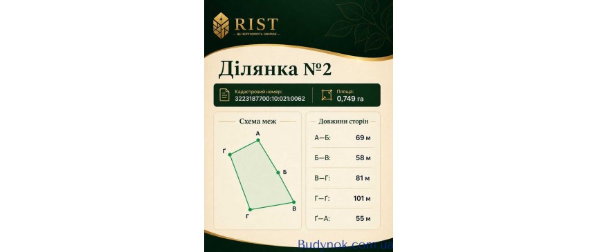 продаж ділянка під житлову забудову Обухівський, Старі Безрадичі, 135000 $