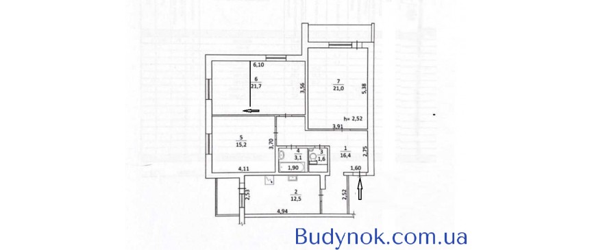 продаж 4-к квартира Київ, Дніпровський, 123000 $