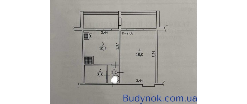 продаж 1-к квартира Бориспільський, Бориспіль, 55000 $