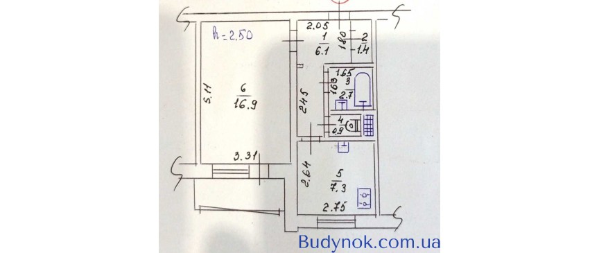 продаж 1-к квартира Кременчуцький, Кременчук, 31999 $