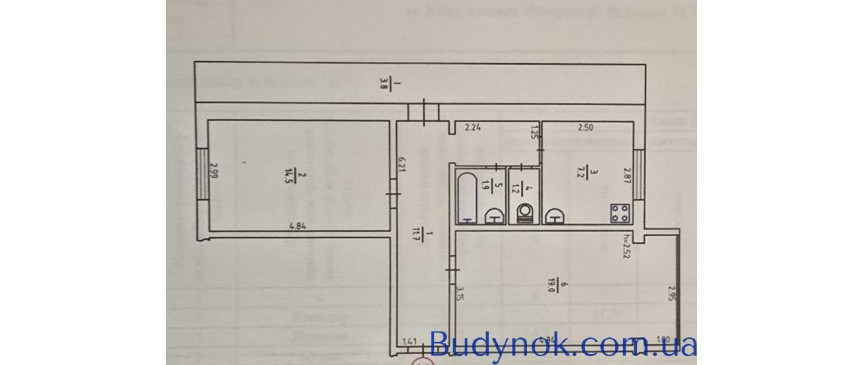 продаж 2-к квартира Київ, Дніпровський, 53000 $