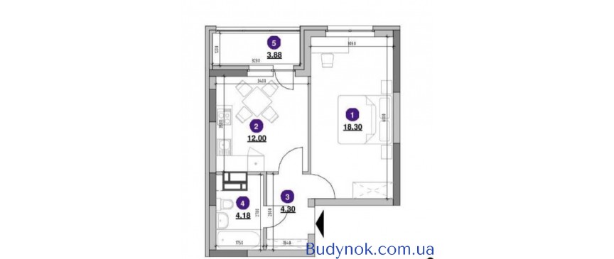 продаж 1-к квартира Київ, Солом`янський, 49999 $