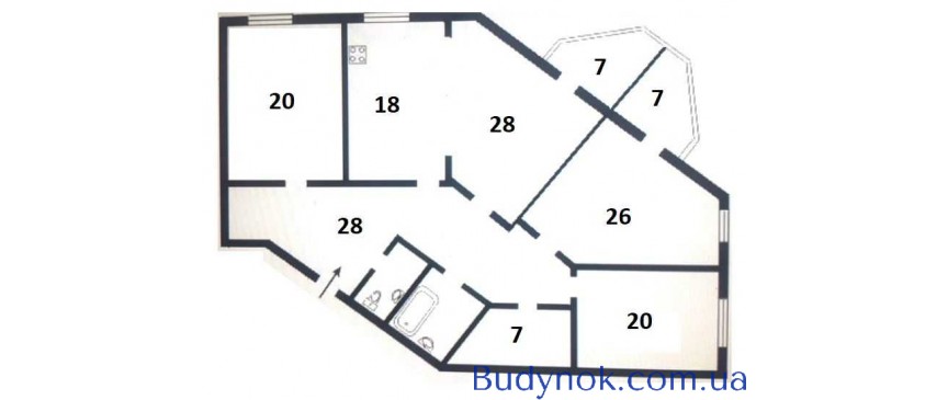 продаж 4-к квартира Київ, Дніпровський, 220000 $
