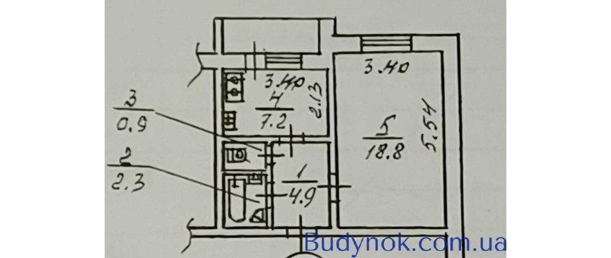 продаж 1-к квартира Київ, Дарницький, 38500 $