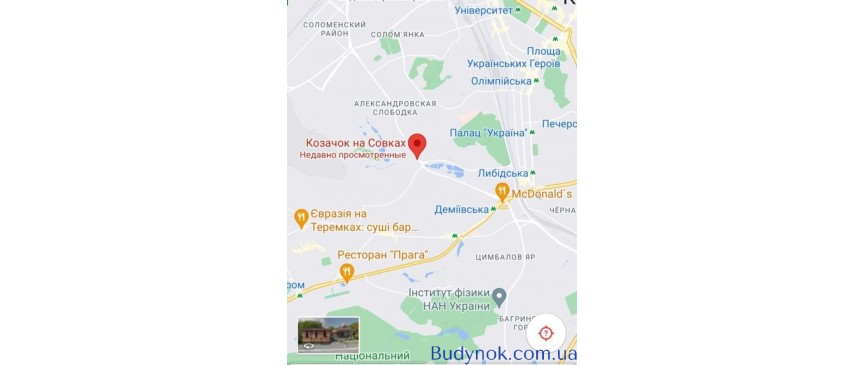 Терміново, ресторан на Совках, фасад вул. Брожка та пр. Лобановського