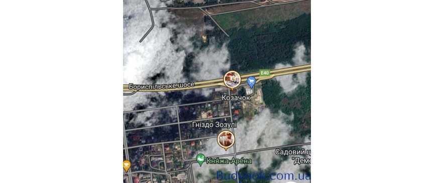 Ресторан на фасаді траси Київ - Бориспіль с. Шасливе