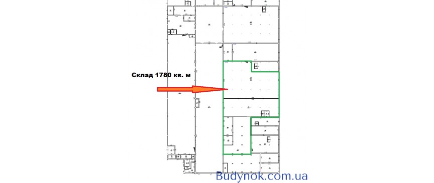 О Р Е Н Д А :Склад з рампою 1780 кв. м. Вишневе Київська 4