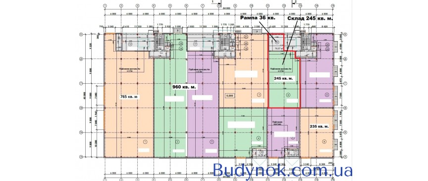 О Р Е Н Д А : Склад  з рампою 281 кв. м. Індустріальний парк КИТ