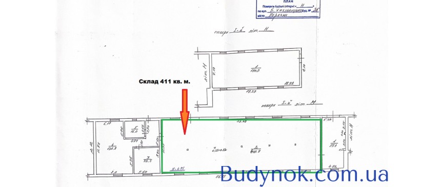 О Р Е Н Д А : Склад 411 кв. м. Перечин Закарпаття