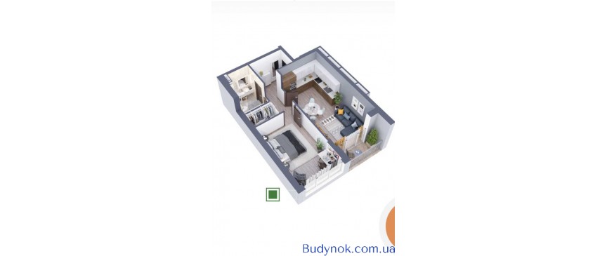 продаж 1-к квартира Київ, Печерський, 125000 $