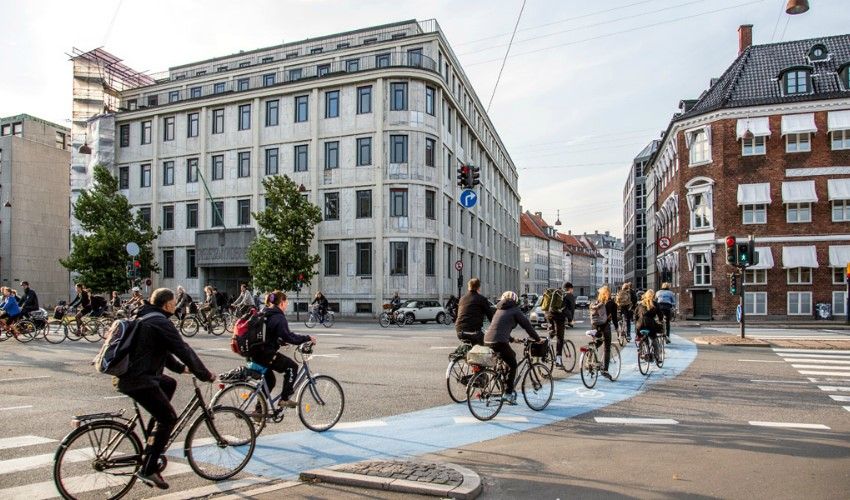 Копенгаген - один из самых велосипедных городов в мире