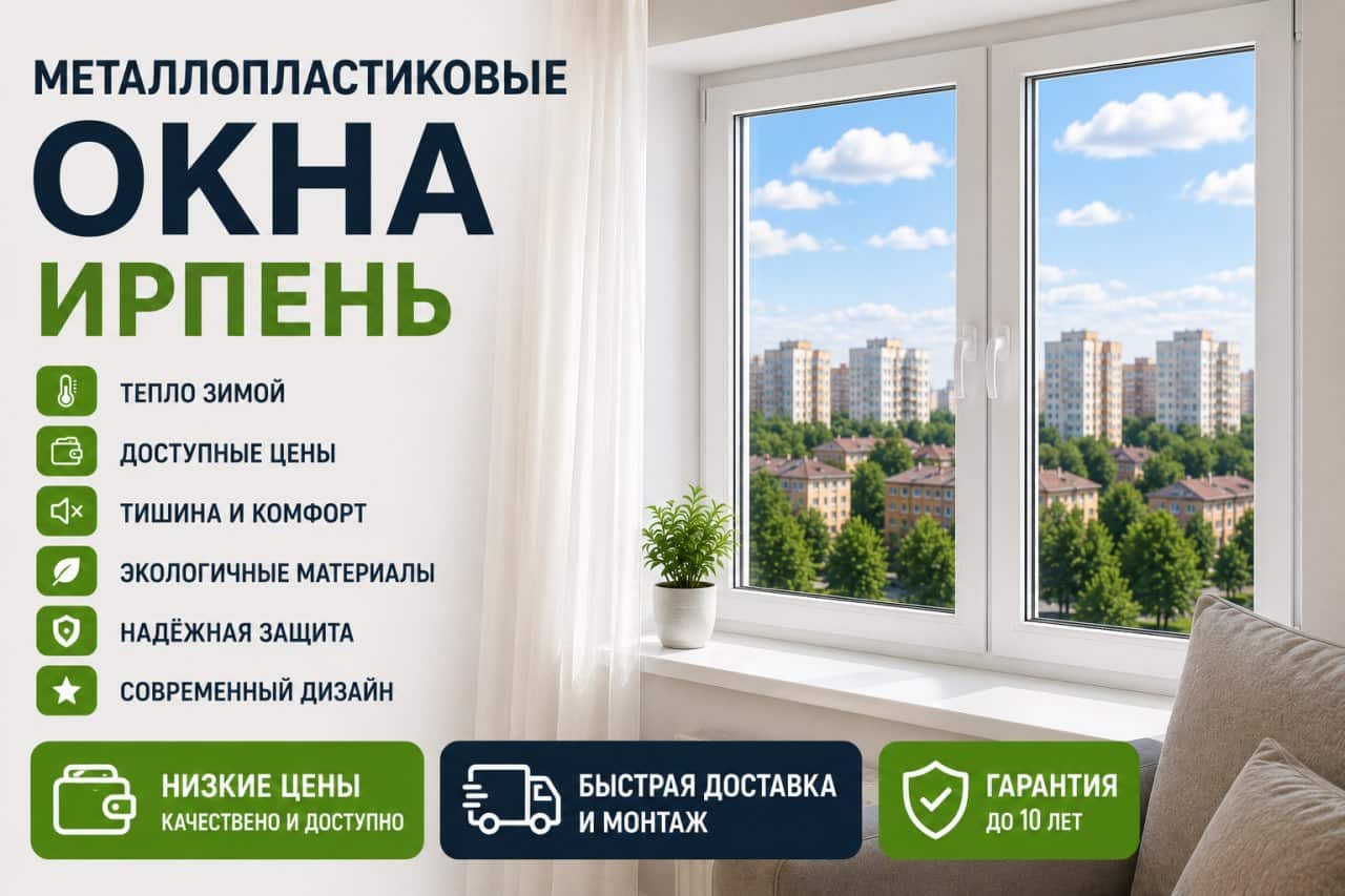  окна для дома в Ирпене