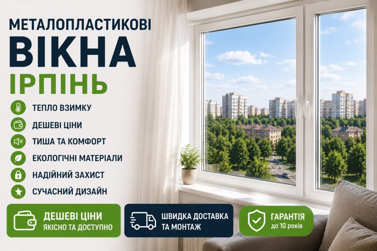  окна для дома в Ирпене